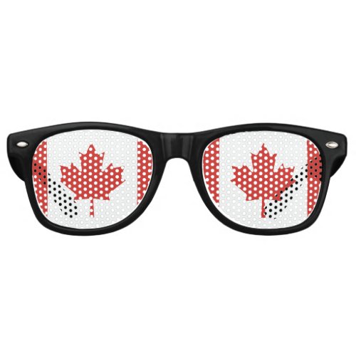 Canadian Flag Retro Sunglasses