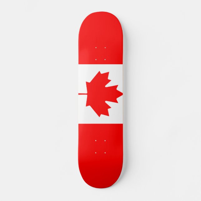 Canadian Flag Skateboard Deck (Front)