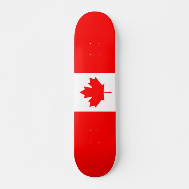Canadian Flag Skateboard Deck (Front)