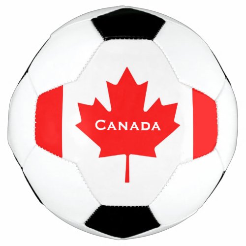 Canadian Flag Soccer Ball