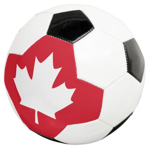 Canadian Flag Soccer Ball