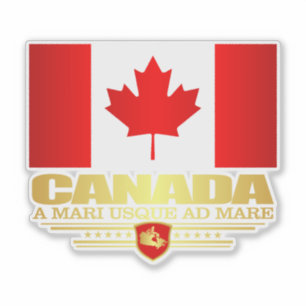Canadian Flag Sticker
