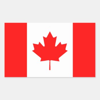 Canadian Flag Sticker by StillImages at Zazzle