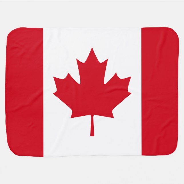 Canadian Flag Stroller Blanket (Horizontal)
