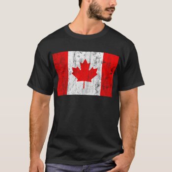 Canadian Flag T-shirt by designdivastuff at Zazzle