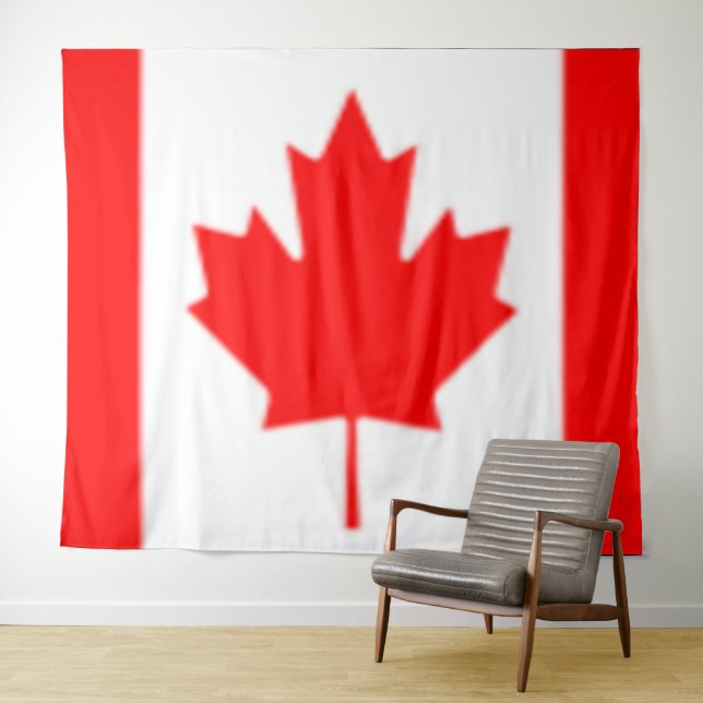 CANADIAN FLAG TAPESTRY (In Situ (Horizontal))