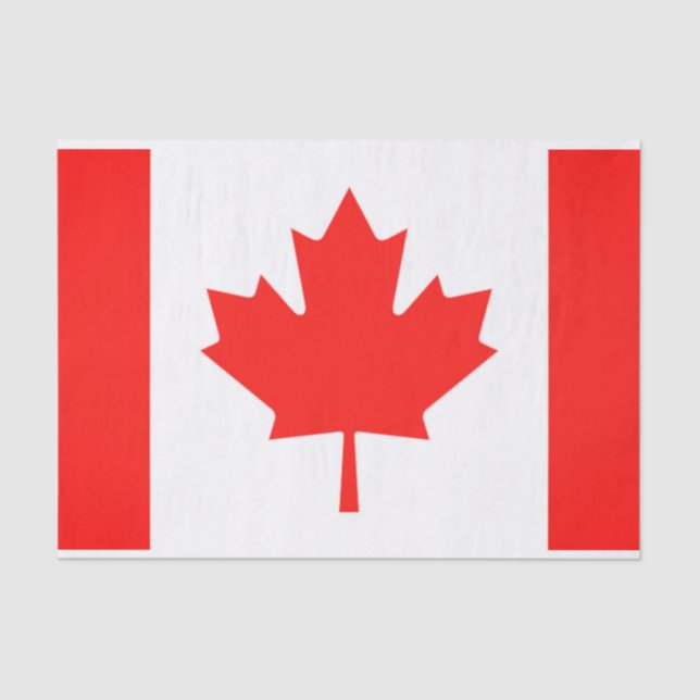 Canadian Flag Tissue Paper (Front)