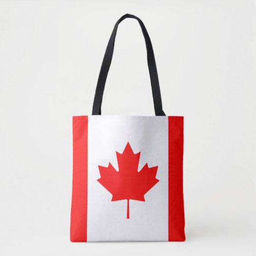 Canadian Flag Tote Bag
