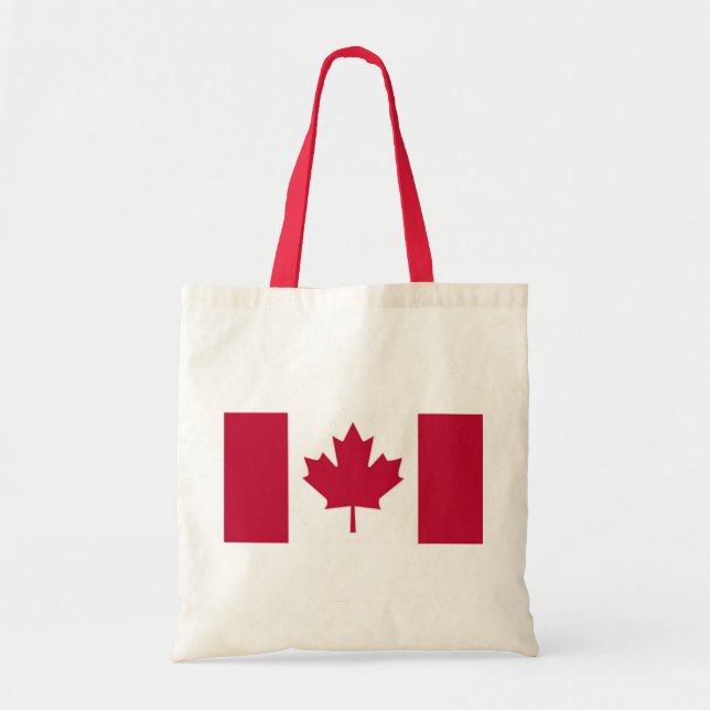 Canadian Flag Tote Bag (Front)