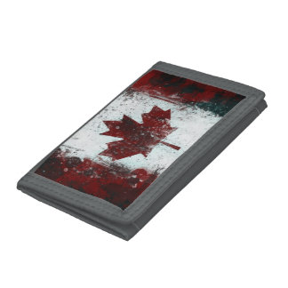 Canadian Flag Tri-fold Wallet