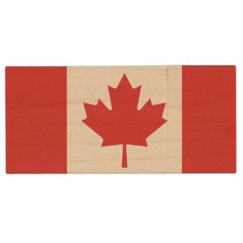 Canadian Flag Usb Flash Drive by Classicville at Zazzle
