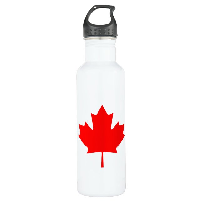 Canadian Flag Water Bottle (Front)
