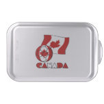 Canadian Flag with Soccer Ball Cake Pan