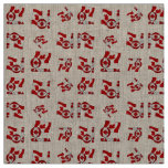 Canadian Flag with Soccer Ball Fabric
