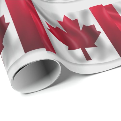 Canadian Flag Wrapping Paper