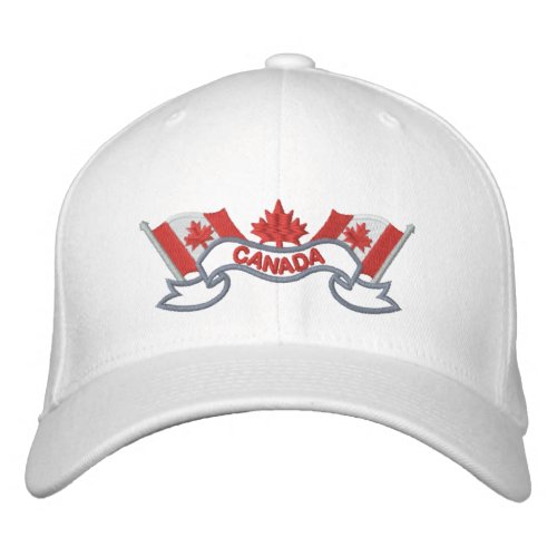 Canadian Flags Hat