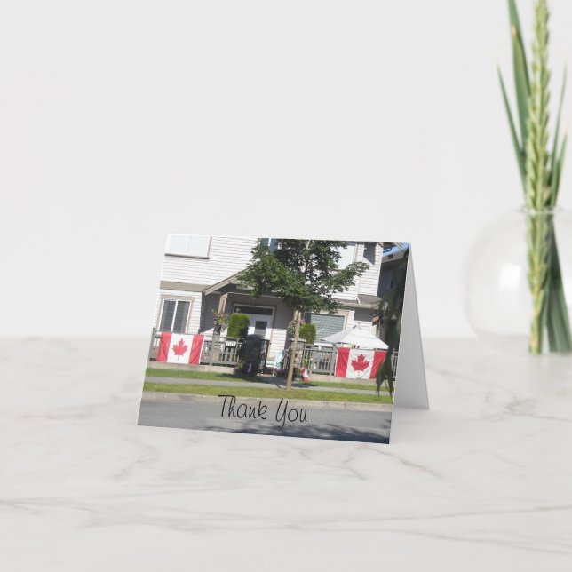Canadian Flags - Thank You (Front)