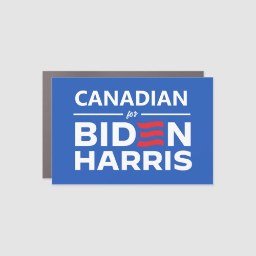 Canadian for Biden Harris Car Magnet