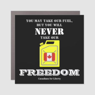 Canadian Freedom Car Magnet