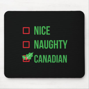 Canadian Funny Canada Pajama Christmas Gift Mouse Pad