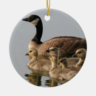 Canadian Geese Bird Lovers Gifts Ceramic Ornament