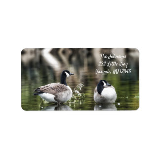 Canadian Geese New Address Label