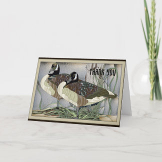 Canadian Geese Thank You Card