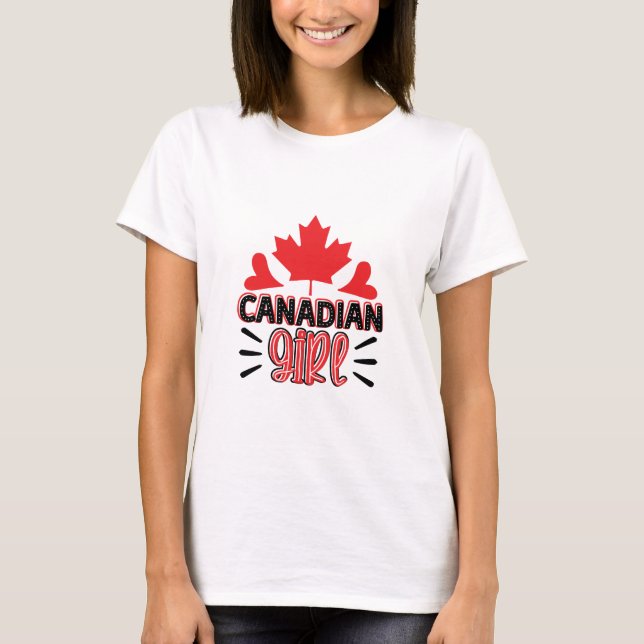 Canadian Girl T-Shirt (Front)