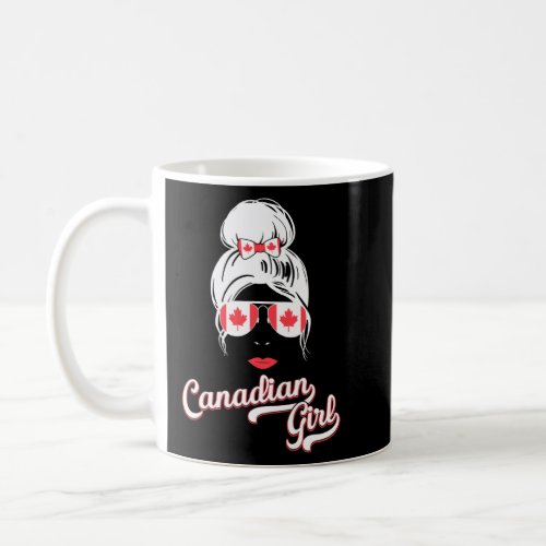 Canadian Girl Women  Maple Leaf Canada Womens  Coffee Mug