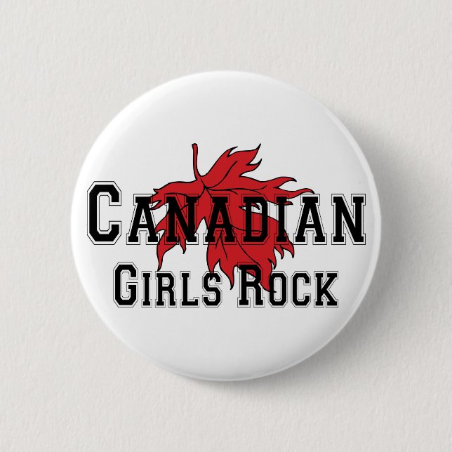 Canadian Girls Rock Button (Front)