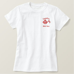 Canadian Girls Rock Embroidered Shirt