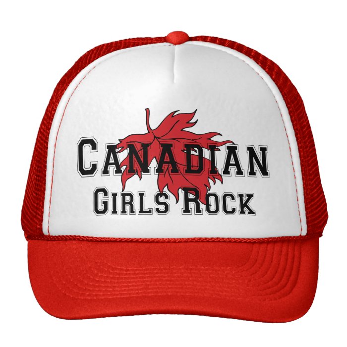 Canadian Girls Rock T Shirt Trucker Hat