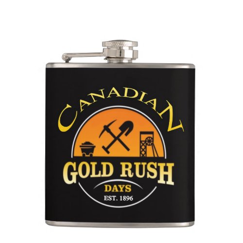 Canadian Gold Rush Days Canada Day Flask