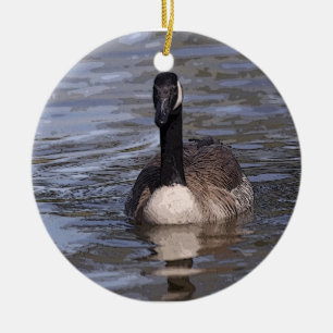 Canadian Goose Ceramic Ornament