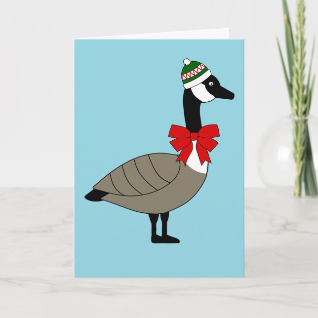 Canadian Goose Christmas Card (Front)