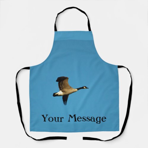 Canadian goose in flight apron