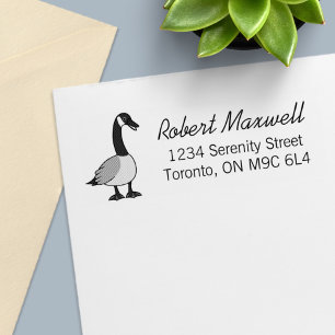 Canadian Goose Return Address Self-inking Stamp