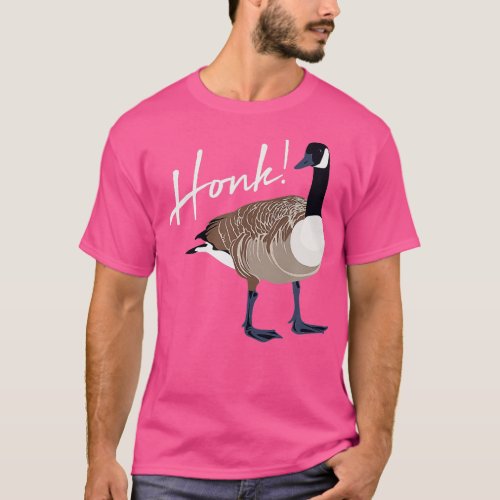 Canadian Goose Shirt Honk Funny Cute Bird Hunter G