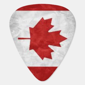 Canadian Grunge Guitar Pick by DekeyDesigns at Zazzle