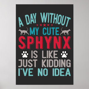 Canadian Hairless Sphynx Cat Owner Funny Saying Holder
