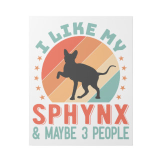 Canadian Hairless Sphynx Cat Owner Humor Gallery Wrap