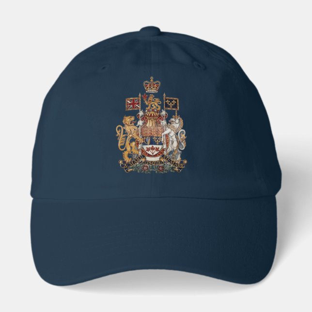 Canadian His Majesty's coat of arms  Hat (Front)