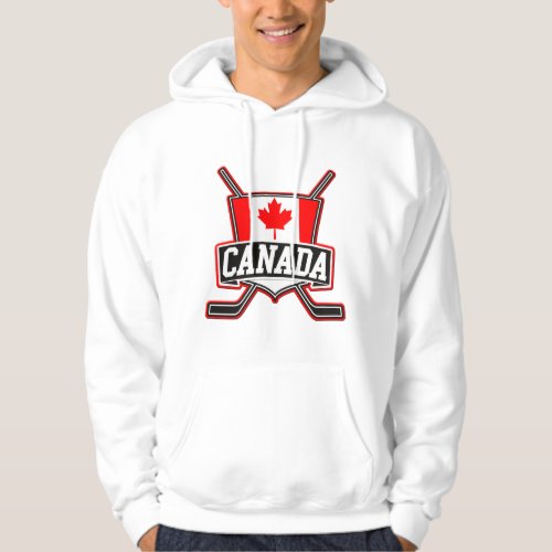 Canadian Hockey Logo Hoodie