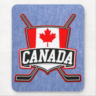 Canadian Hockey Logo Mouse Pad