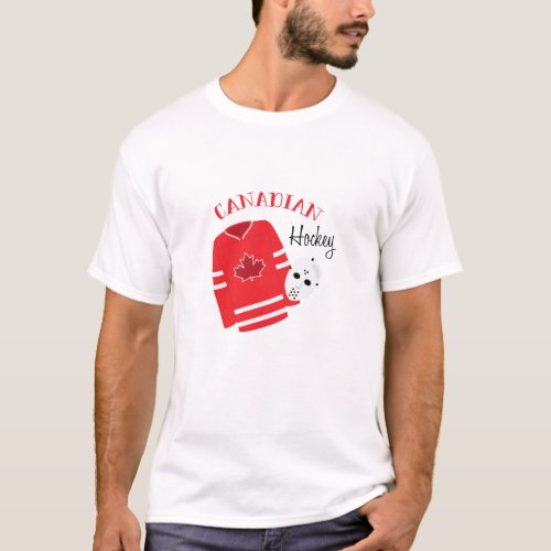 Canadian Hockey T_Shirt