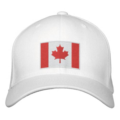 Canadian Hockey Team Embroidered Baseball Hat