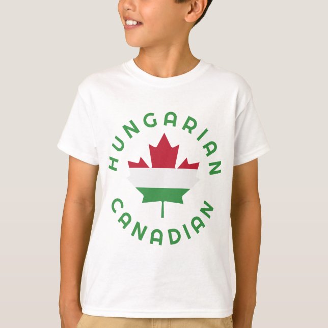 Canadian Hungarian Roots T-Shirt (Front)