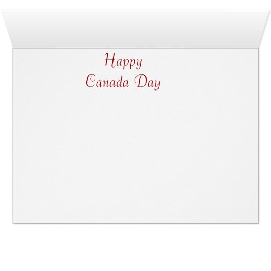 Canadian images greeting card (Inside Horizontal (Bottom))