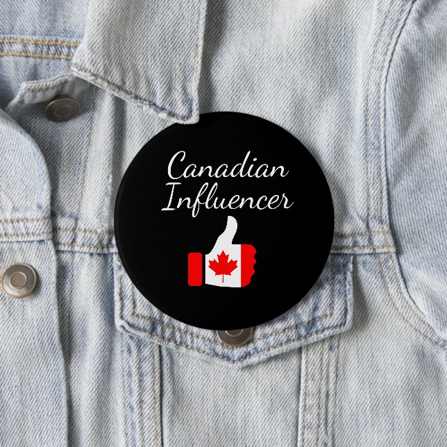 Canadian Influencer thumbs up Lighthouse route Button (In Situ)