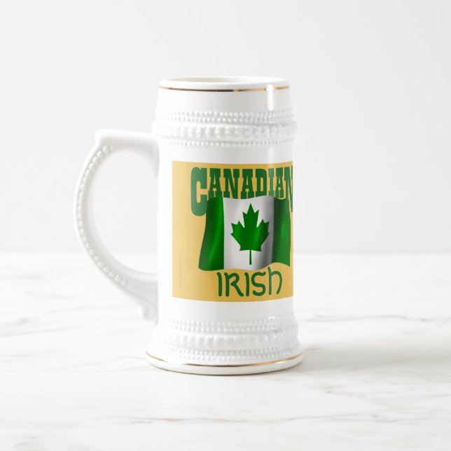 Canadian Irish Beer Stein (Left)